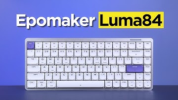 Epomaker Luma84 Review: The Cheapest Aluminum Low Profile Keyboard