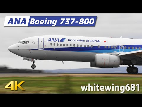 B737-800] ANA Boeing 737-800 JA77AN LANDING NOTO Airport