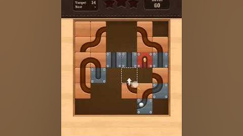 Roll the Ball slide puzzle Moving H Pack Level 60 Solution