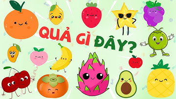 BÉ LÀM QUEN VÀ TẬP NÓI TÊN CÁC LOẠI TRÁI CÂY | HỌC NÓI TÊN CÁC LOẠI TRÁI CÂY NHƯ CAM, NHO, BƯỞI, DÂU