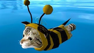 Симулятор Кота #13 Босс и Ключ. Пчела Котенок и Баги. Кид в Cat Simulator Kitty Craft на пурумчата