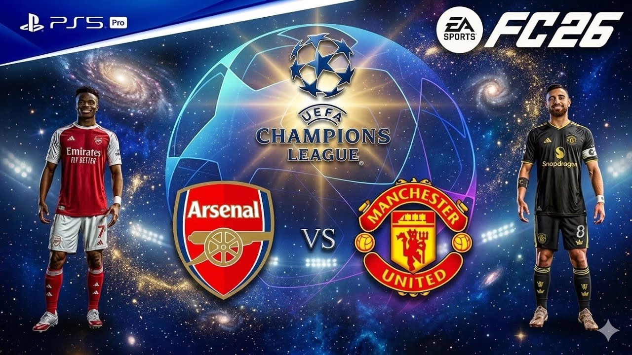Arsenal vs Manchester United - UEFA Champions League 2025 | EA FC 26 PS5 Pro Gameplay