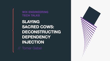 Slaying Sacred Cows: Deconstructing Dependency Injection - Tomer Gabel (Hebrew)