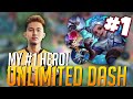 Harith is my number 1 gold lane hero  unlimited dash with harith