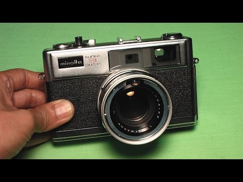 minolta HI-MATIC E ハイマチック シルバー レンジファインダー カメラ】ミノルタ Hi-Matic Eの2台目として色違いのシルバーを手