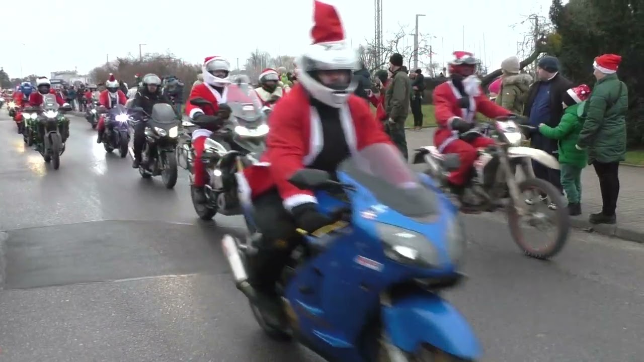 Mikołaje Na Motocyklach. Santas On Motorcycles. Gdynia, 8.12.2024.