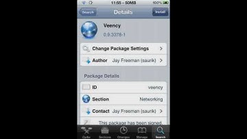 Tutorial - Install Veency (VNC) and run in iPhone / iPod Touch / iPad (Low Refresh Rate)