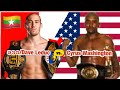 2017 1st ခဒဝ/Dave Leduc(Myanmar/Canada) vs. Cyrus Washington(USA)