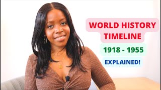 World history timeline: major events from 1918 - 1955 explained! | *
ww1 / ww2 cold war