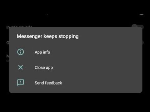 how to fix messenger keeps stopping android samsung 2021 | messenger has stopped How to fix