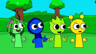 Incredibox Sprunki - Orange Oren At School Cartoon Animation