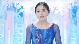 川口春奈がフィギュアスケート選手に!?衣装に「何だか恥ずかしい」　Qoo10「ネットショッピンググランプリファイナル」篇