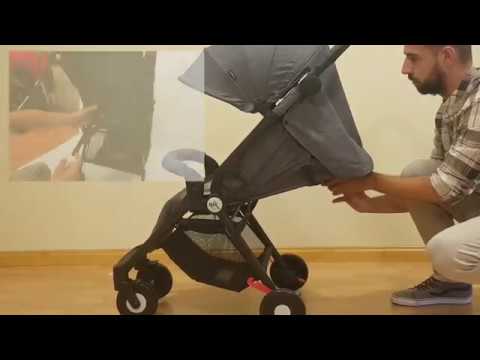 Abandono Escarpado pala Como accionar la silla de paseo NIK de Bebédue - YouTube