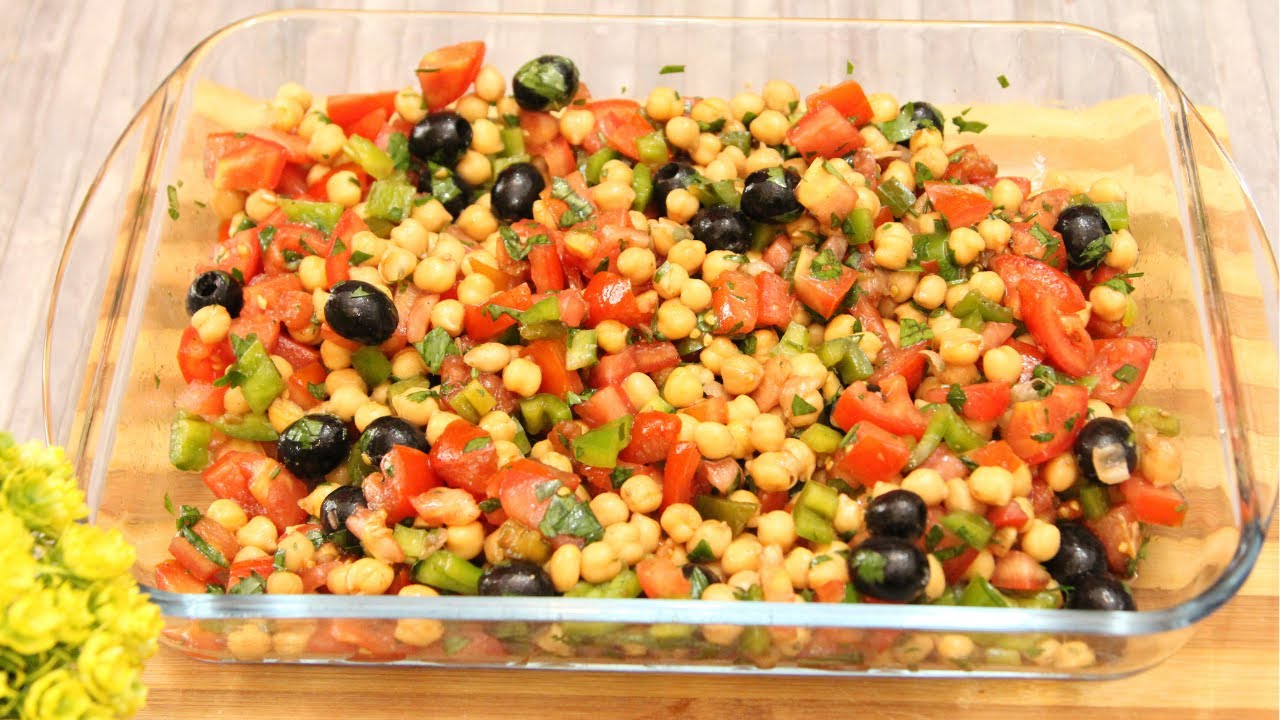 FRESCA INSALATA ESTIVA DI CECI - YouTube