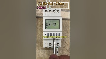 Hướng dẫn cài đặt ngày tháng năm timer NKG5  - #DITICO