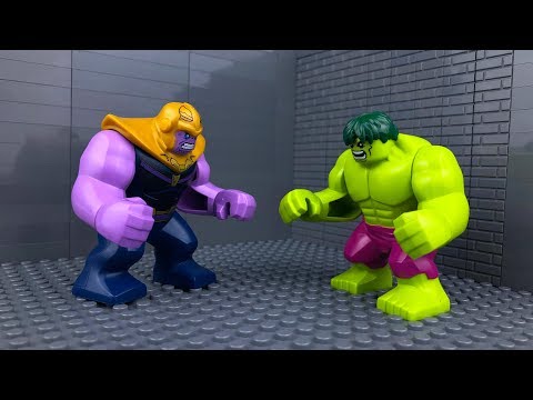 Hulk vs Red Hulk 💥 lego Superhero 🔴 Lego Stop Motion Animation 