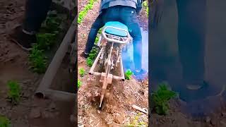 Motorbike Meets Agriculture: A Brilliant DIY Farming Solution