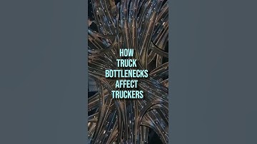 📣 NEW BLOG🔹How Truck Bottlenecks Affect Truckers 🤔 #bottleneck #truckers #trucking #truckerlife
