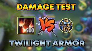 TWILIGHT ARMOR VS 500 STACKS ALDOUS | MOBILE LEGENDS |