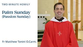 Palm Sunday - Two-Minute Homily Fr Matthew Tonini O.carm.