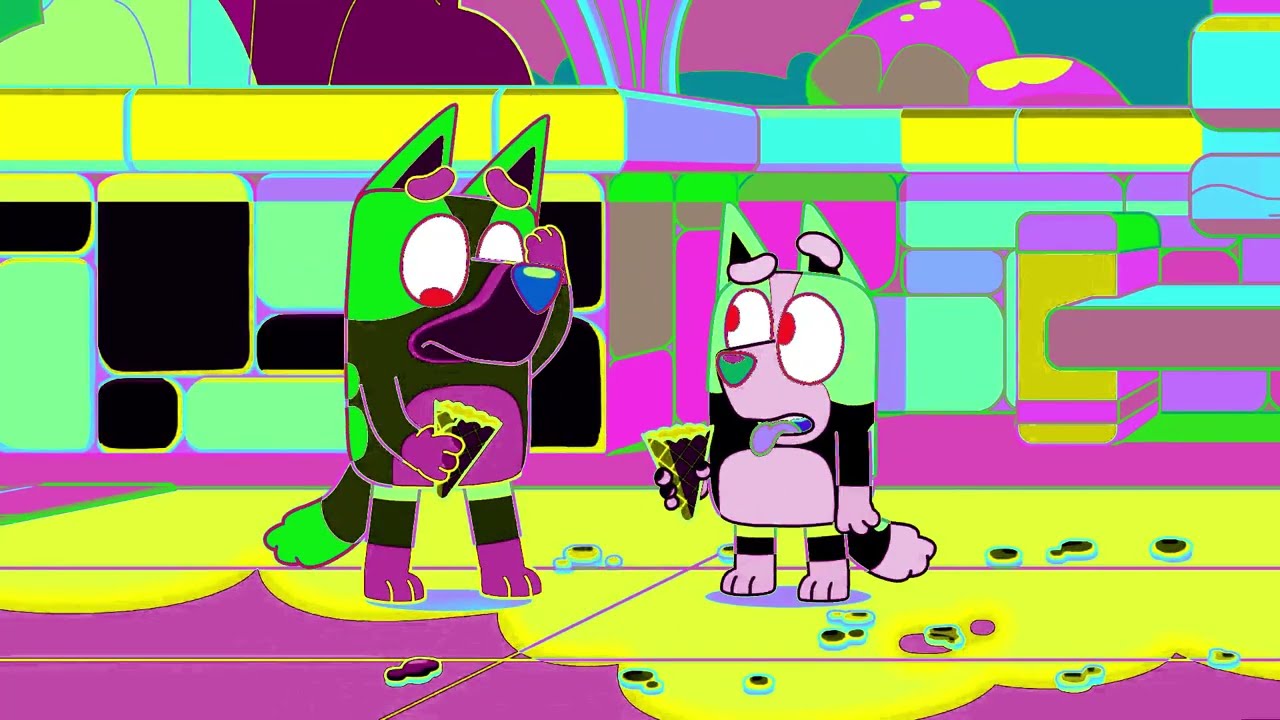 Bluey’s Ice Cream Disaster 🍦💔 | Bluey Sponsored By: Gamavision Csupo Effects