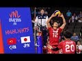 CHINA vs. JAPAN - Highlights Men | Week 4 | Volleyball Nations League 2019