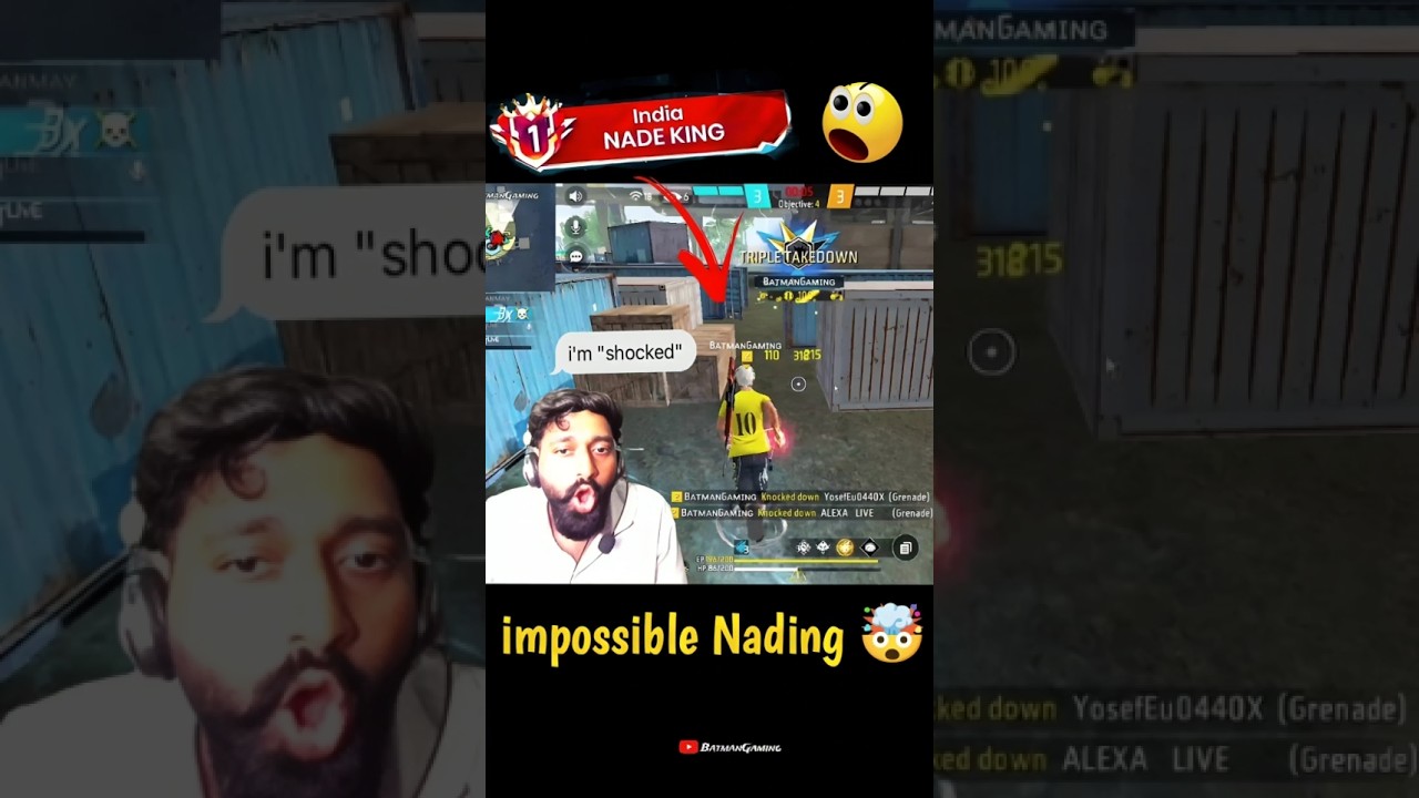 Mysterious GreNade Clutch 🔥 Streamer Shocked 🤯 