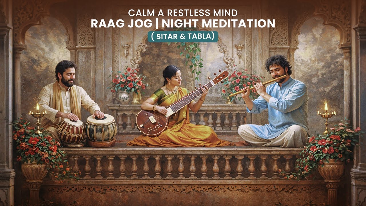 Raag Jog 🌙 Night Raga for Emotional Balance & Deep Meditation - YouTube
