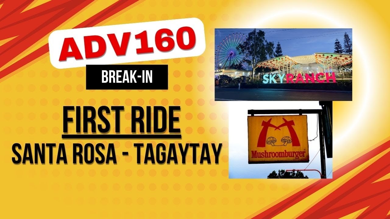 Santa Rosa Rides First Ride | Santa Rosa - Tagaytay | Newbie | ADV160 - YouTube