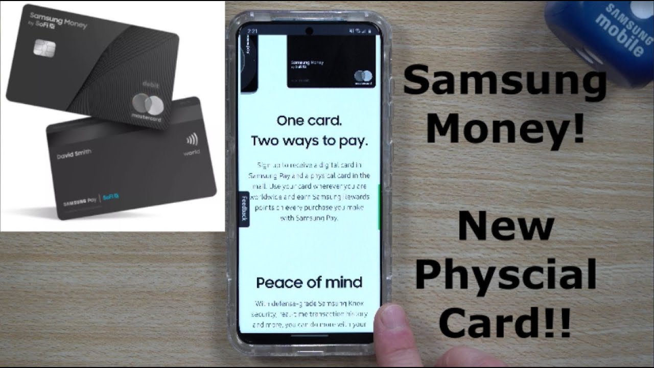 samsung pay บัตรเดบิต  New 2022  Introducing Samsung Money - Samsung Pay Physical Debit Card (Apple Card Copy)