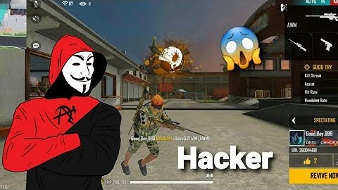 #hacker  | hacker in game |😱 | double awm only headshot |😒  training ground must watch...😎