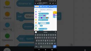 Membuat program menghitung luas segitiga menggunakan scratch