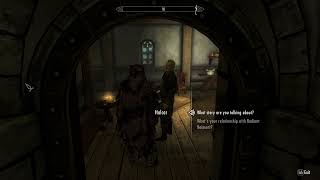 Visiting Solitude's clothing store
