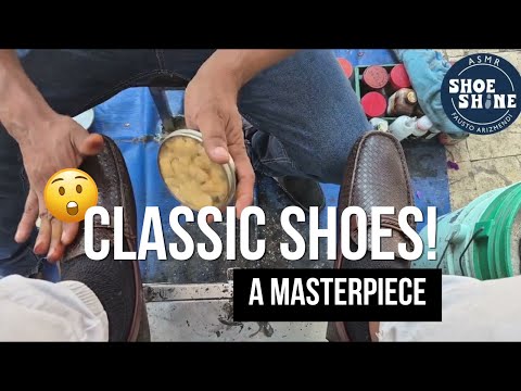 S9E9 The brown squared shoes in Acapulco #mexico #ASMR #shoeshine #faustoarizmendi