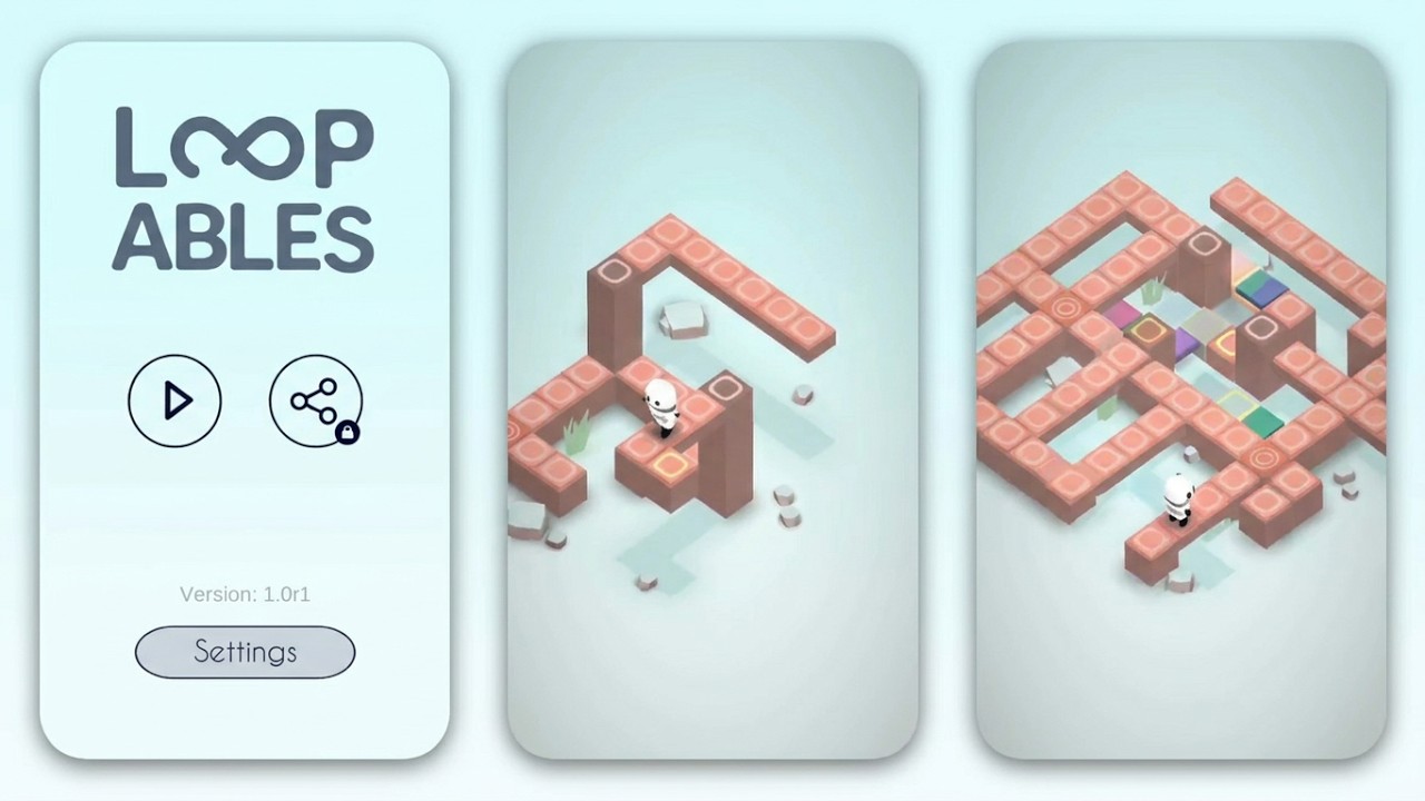 Loopables (by Karuwa Apps) - puzzle game for Android and iOS - gameplay ...