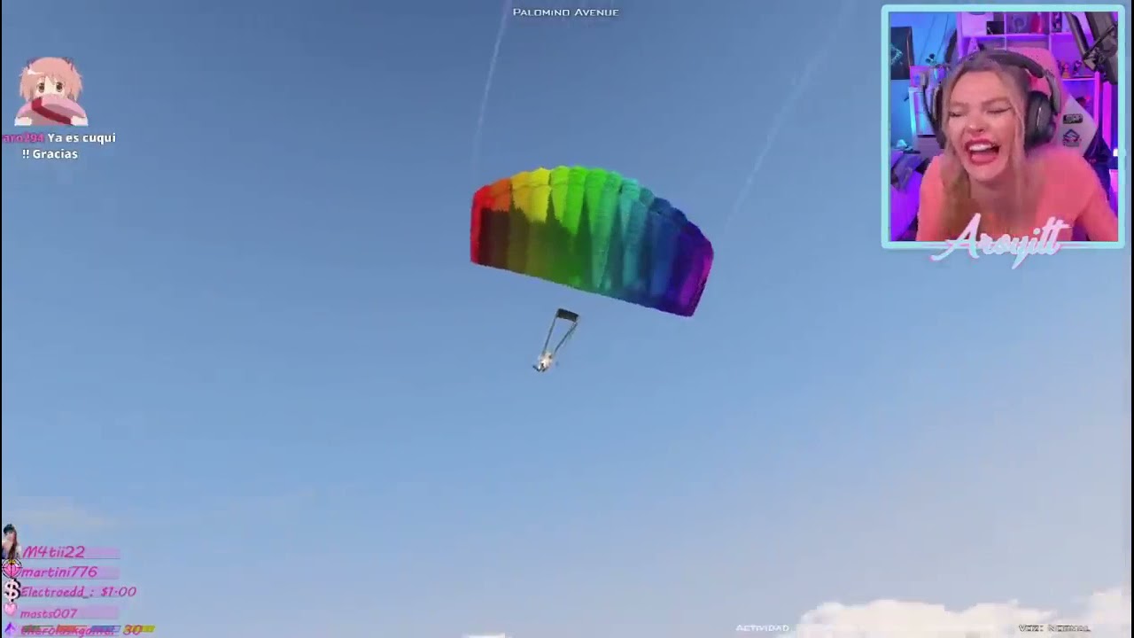 Dory, Perrito, Kiko y Xin Zhao se lanzan en paracaídas Marbella Clips# 3