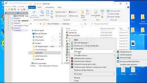 USANDO ARQUIVOS JAVASCRIPT EXTERNO NO HTML