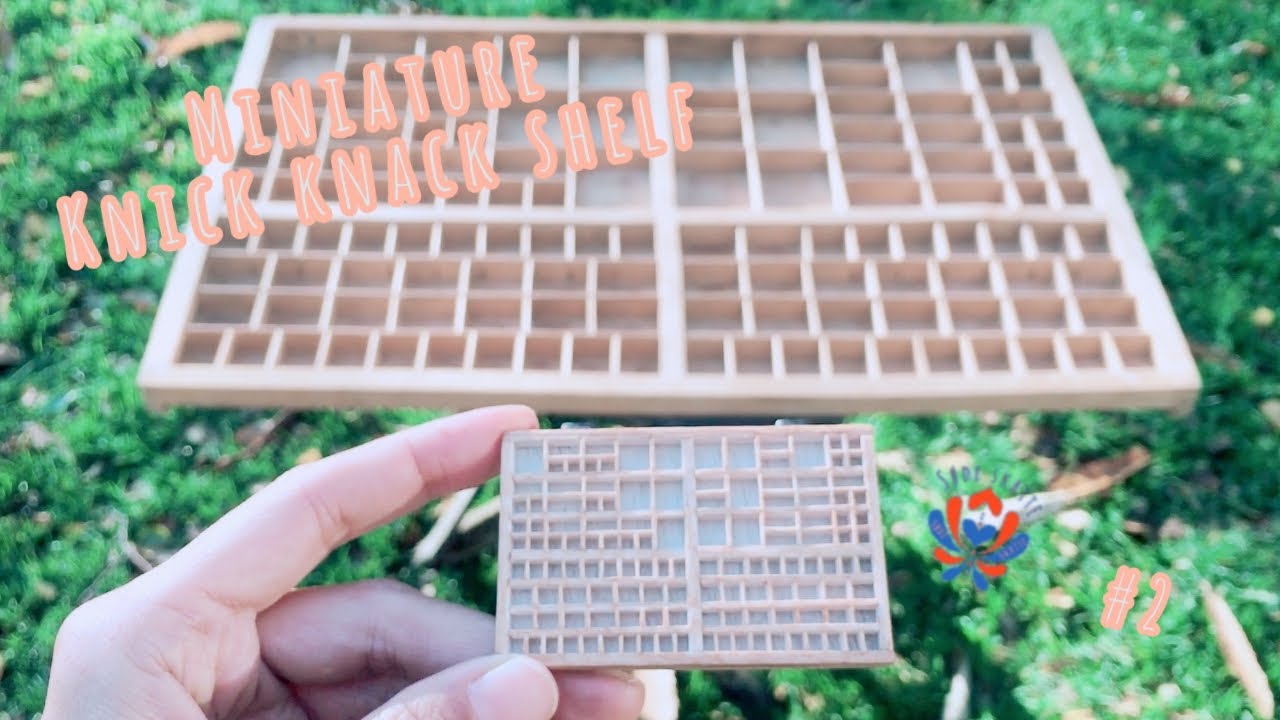 Knick knack shelf 2】百均のおゆプラで初めての型取り*石粉粘土