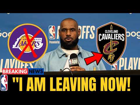 Video UNBELIEVABLE: LeBron James Leaves Los Angeles and Heads Back to Cleveland!