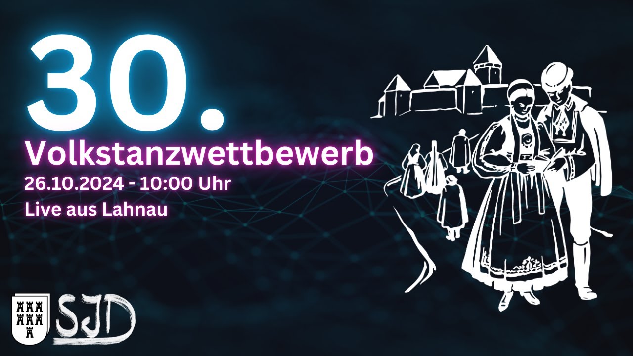 30. Volkstanzwettbewerb der Siebenbürgisch-Sächsischen Jugend in Deutschland (SJD)