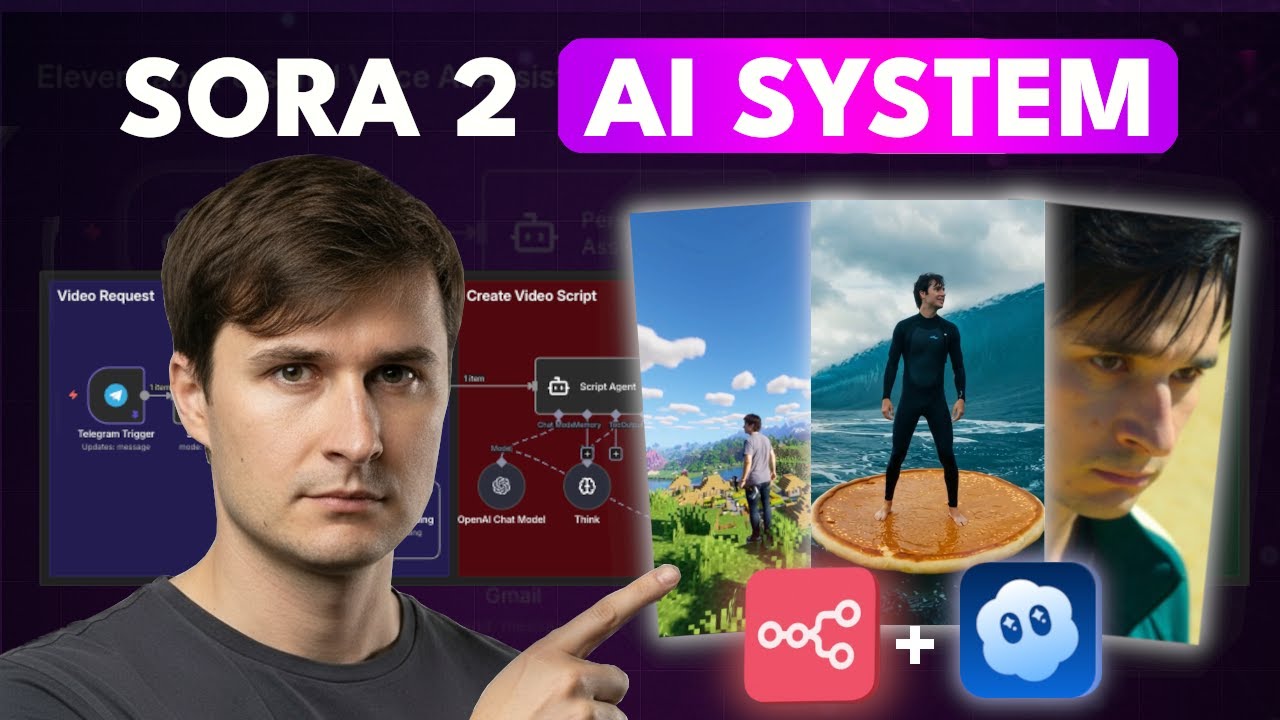 This AI System Generates Sora 2 Cameos on Autopilot (n8n guide) - YouTube
