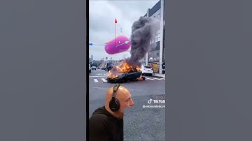 🔥 Unbelievable! Is This Fiery Car Real or Unreal Engine 5 Magic? 🚗💥