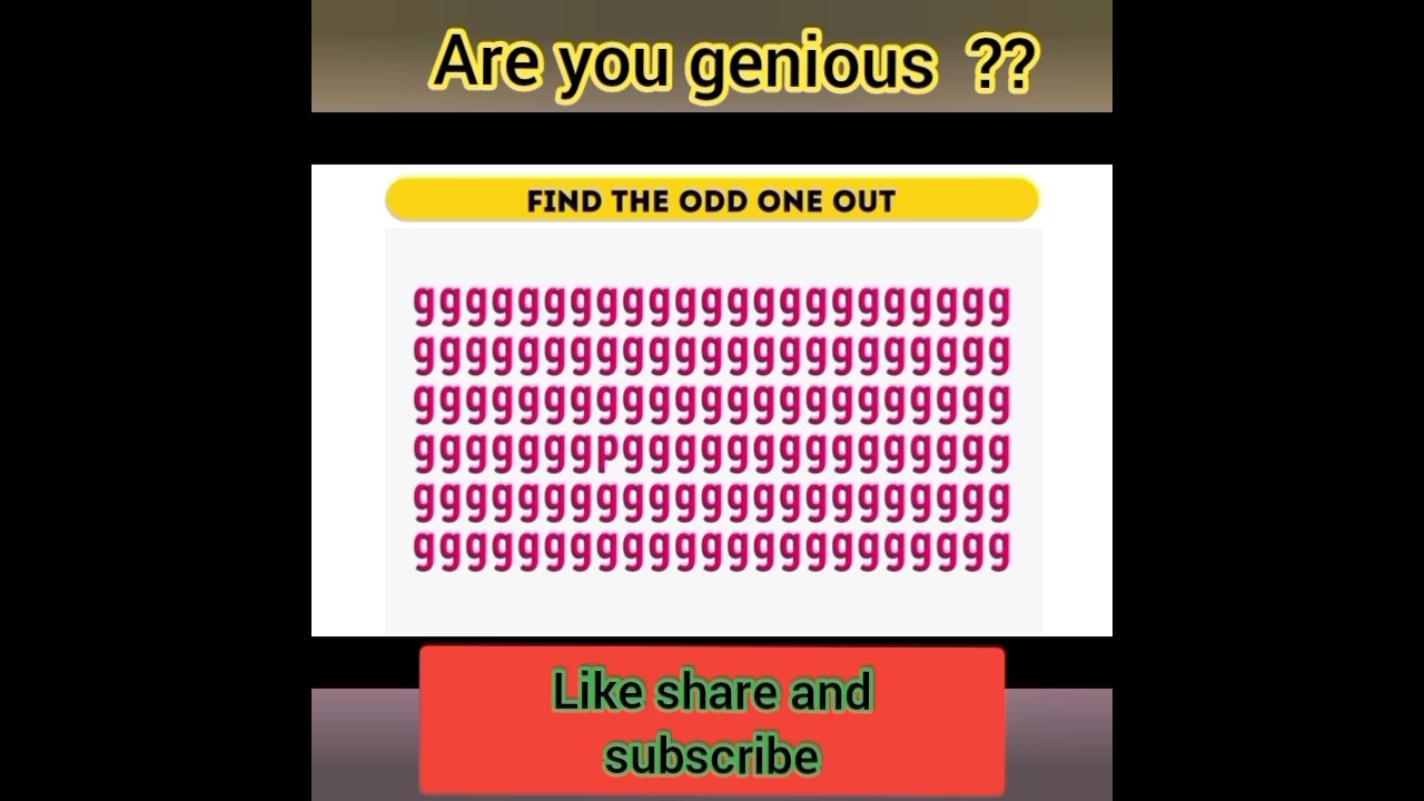 Find The Odd One In This Picture brainteasers puzzle logicriddles Find The Odd One In This Picture brainteasers puzzle logicriddles