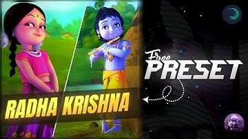 Radha Krishna Edit || Ae Inspired Xml Preset || New Alight Motion Xml Preset ||