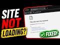 How To Fix This Site Can't Be Reached Error in Google Chrome/Microsoft Edge - (100% Working)