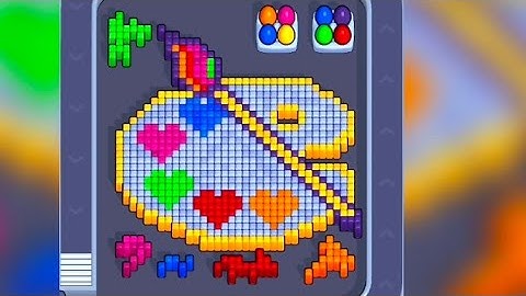 Pixel flow level 204 Walkthrough Solution 