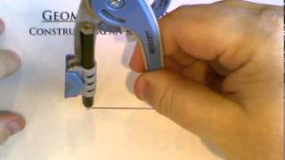 Geometry Constructions -- Constructing an Equilateral Triangle