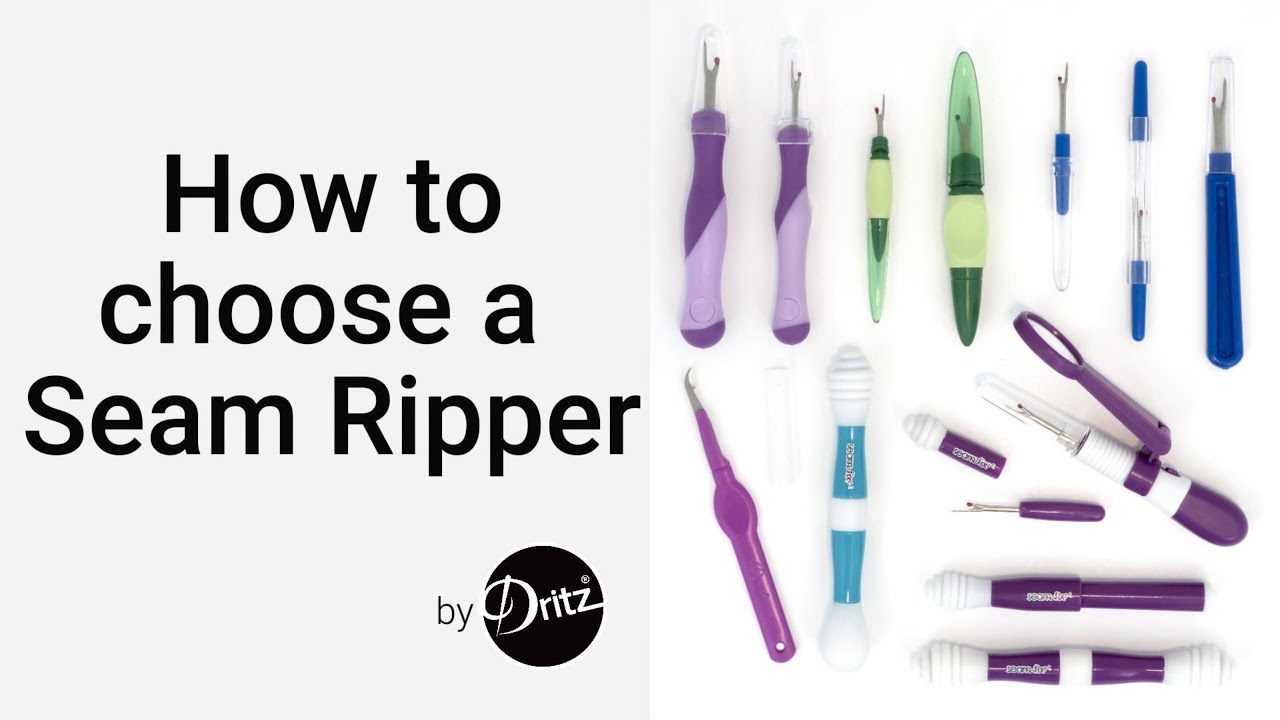 How to use a seam ripper