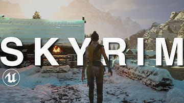 A Walking Tour of (Lore-Accurate) Skyrim | PART 1 | UNREAL ENGINE 5 [4K]