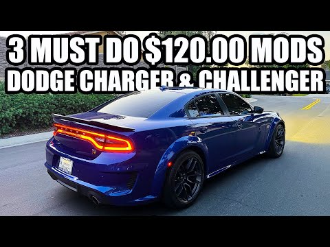3 CHEAP BUT AWESOME MODS FOR DODGE CHARGERS AND CHALLENGERS - YouTube